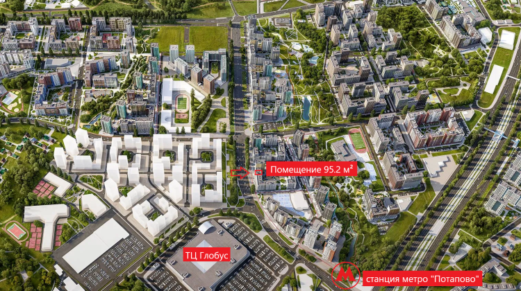 Аренда торгового помещения ЖК Скандинавия к35.2.2 Блок №1 -  фото 4