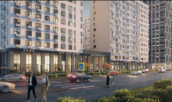 Аренда торгового помещения - Москва, ЖК "Прокшино", к. 11.2.1 Блок №1